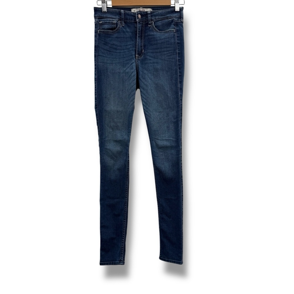 Hollister High Rise‎ Medium Wash Super Skinny Jeans Sz 1